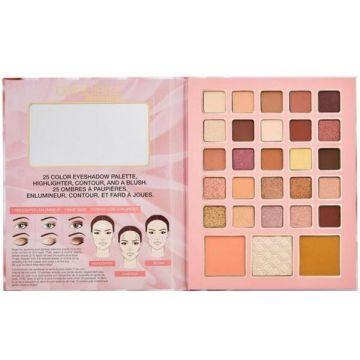 Paleta farduri ochi si fata - Satin Rose Bellapierre, 42.5g