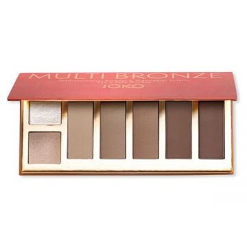 Paleta Multifunctionala pentru Fata si Ochi - Joko Multi Bronze Multifunctional Bronzer & Highlighter Palette Eye & Face Makeup, 1 buc Paleta Multifunctionala pentru Fata si Ochi - Joko Multi Bronze Multifunctional Bronzer & Highlighter Palette Eye & Face Makeup, 1 buc